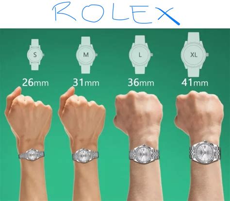 rolex crown sizes